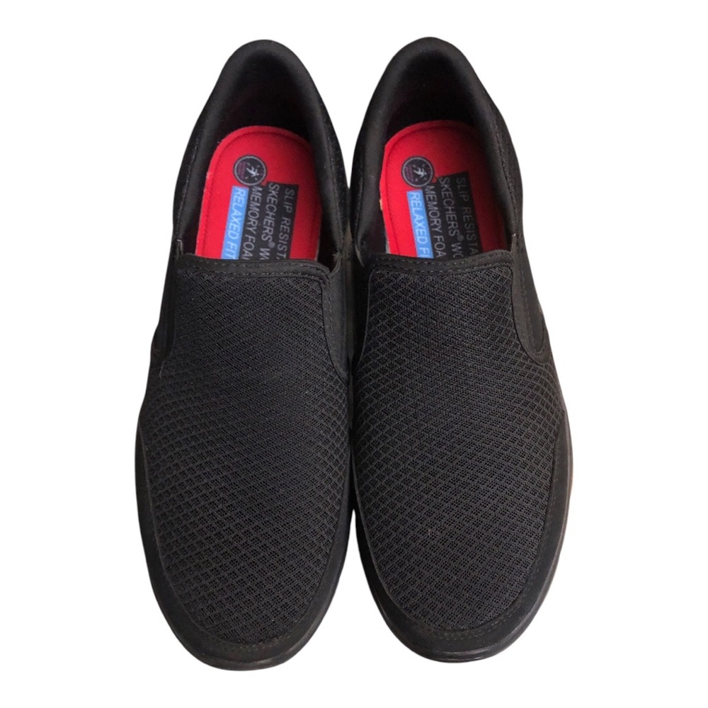 Skechers Men's Flex Relaxed Fit Memory Foam from Skechers Works. Slip Resistant